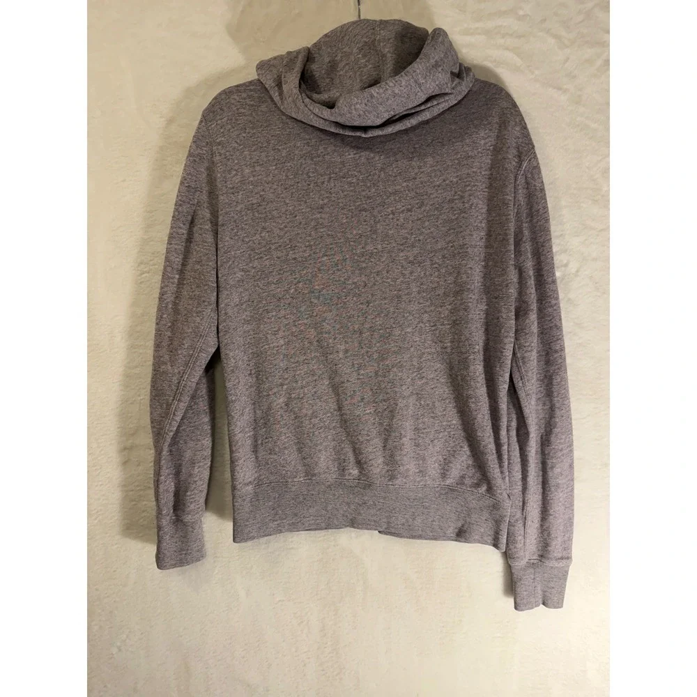 J. Crew Vintage Fleece Full Zip Hoodie Mens Medium Grey Pink 86607 SU18